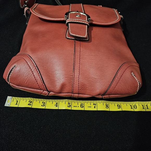 Bellerose Red Crossbody Bag - Picture 6 of 16